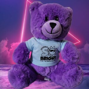 Colorful Purple Bear